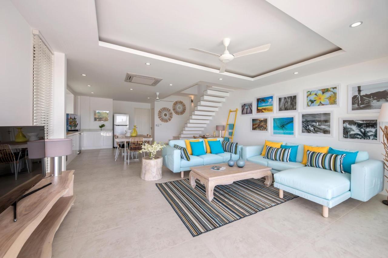 Beachside Villa - B18 - At Bayside Luxury Villas Samrong Bay Beach, 4 Bed 5 Bath, Sea & Sunset Views, Only 200M Walk To The Beach Choeng Mon Exteriér fotografie
