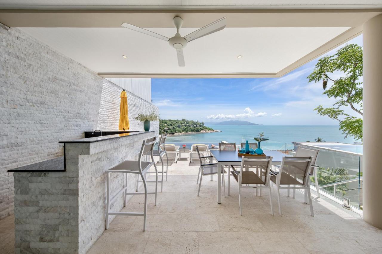 Beachside Villa - B18 - At Bayside Luxury Villas Samrong Bay Beach, 4 Bed 5 Bath, Sea & Sunset Views, Only 200M Walk To The Beach Choeng Mon Exteriér fotografie