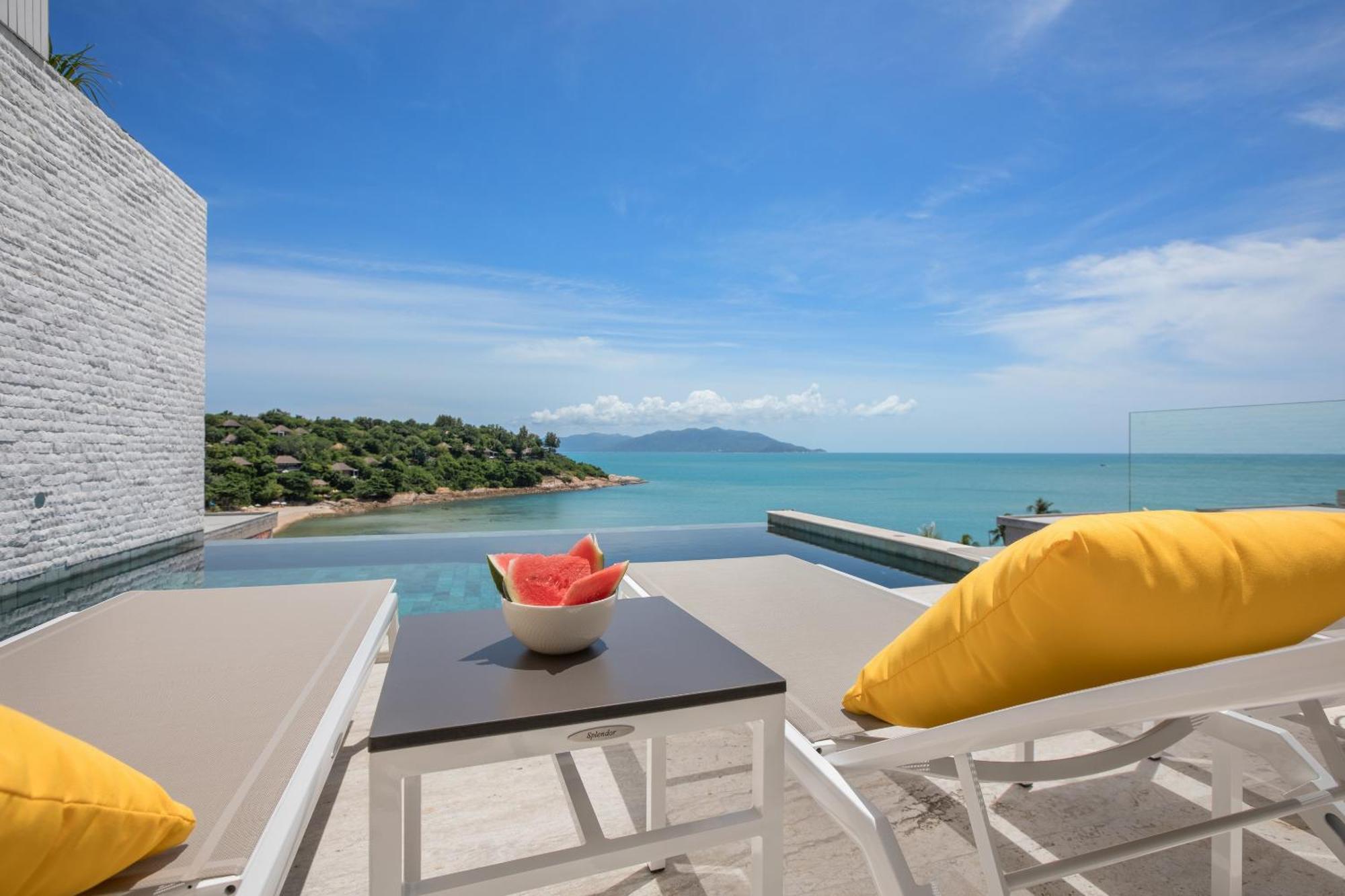 Beachside Villa - B18 - At Bayside Luxury Villas Samrong Bay Beach, 4 Bed 5 Bath, Sea & Sunset Views, Only 200M Walk To The Beach Choeng Mon Exteriér fotografie